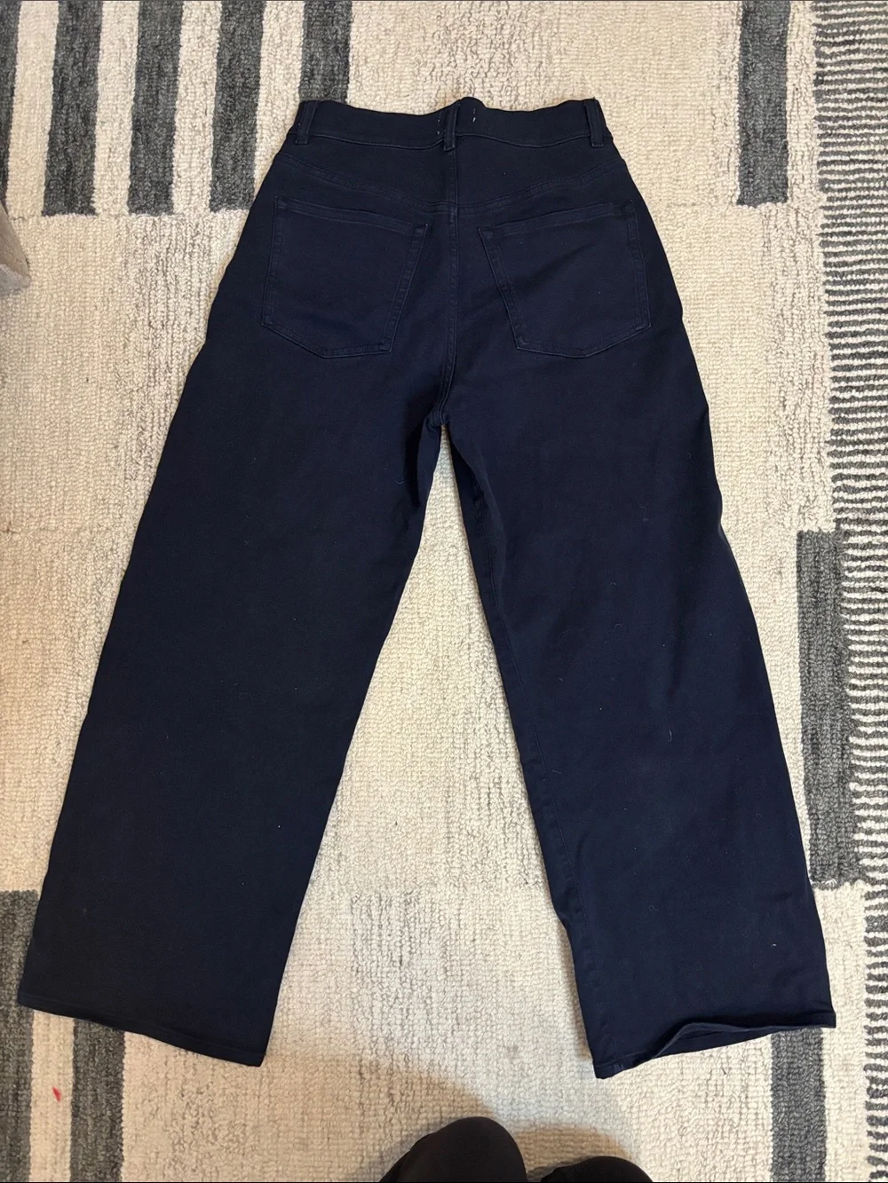 DL1961 Boyfriend Jeans Navy Wide Leg - Picture 6 of 6